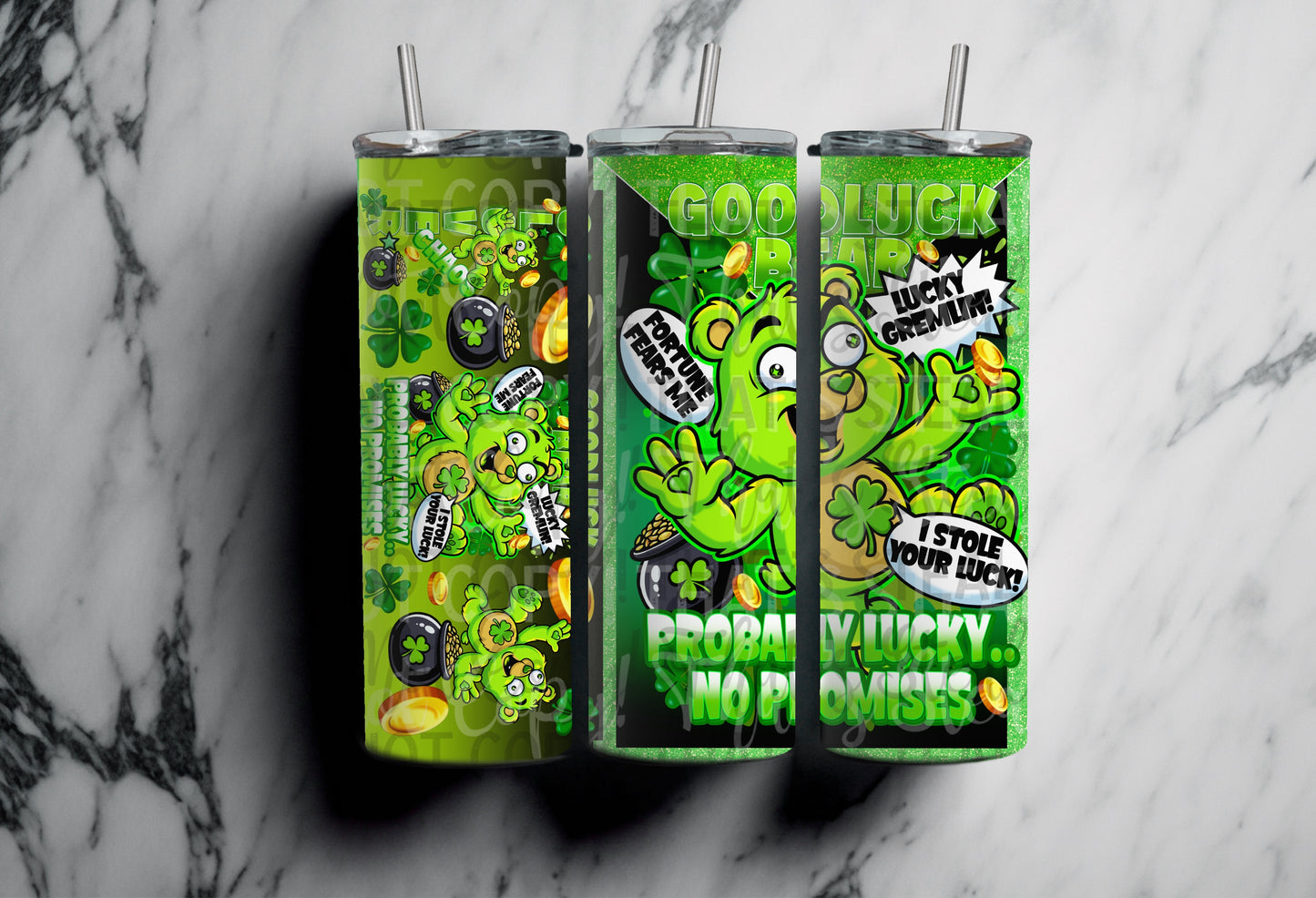 GoodLuck 20OZ TUMBLER & TRANSPARENT TUMBLER