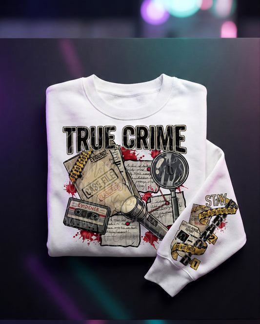 True Crime PNG SINGLE WITH SLEEVE
