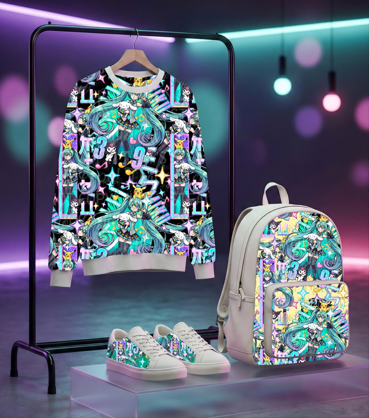 Virtual Popstar SEAMLESS MULTIPLE COLOR