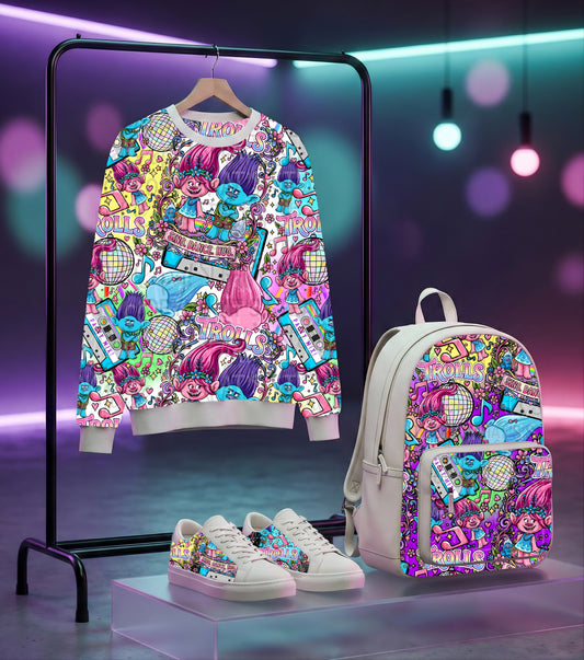 Sing. Dance. Hug. SEAMLESS MULTIPLE COLOR