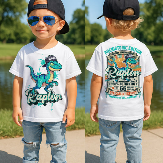 Raptor PNG SINGLE WITH BACK