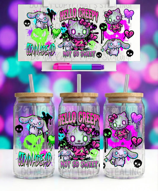 Creepy Kitty 16OZ LIBBY