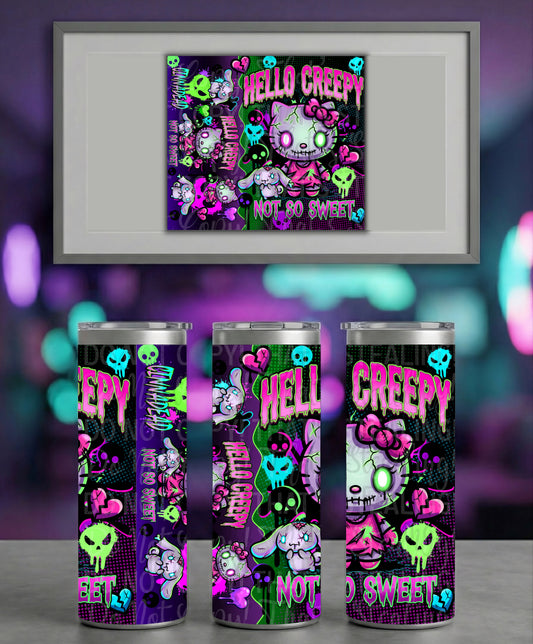 Creepy Kitty TUMBLER