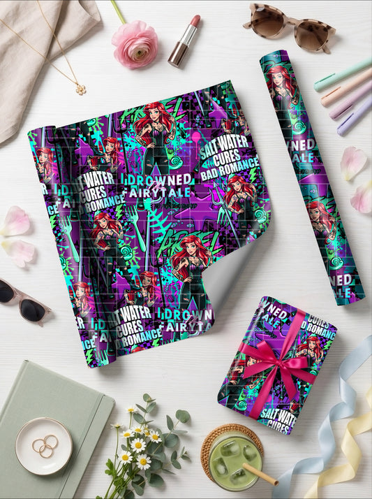 I Drowned Fairytale Princess SEAMLESS MULTIPLE COLOR
