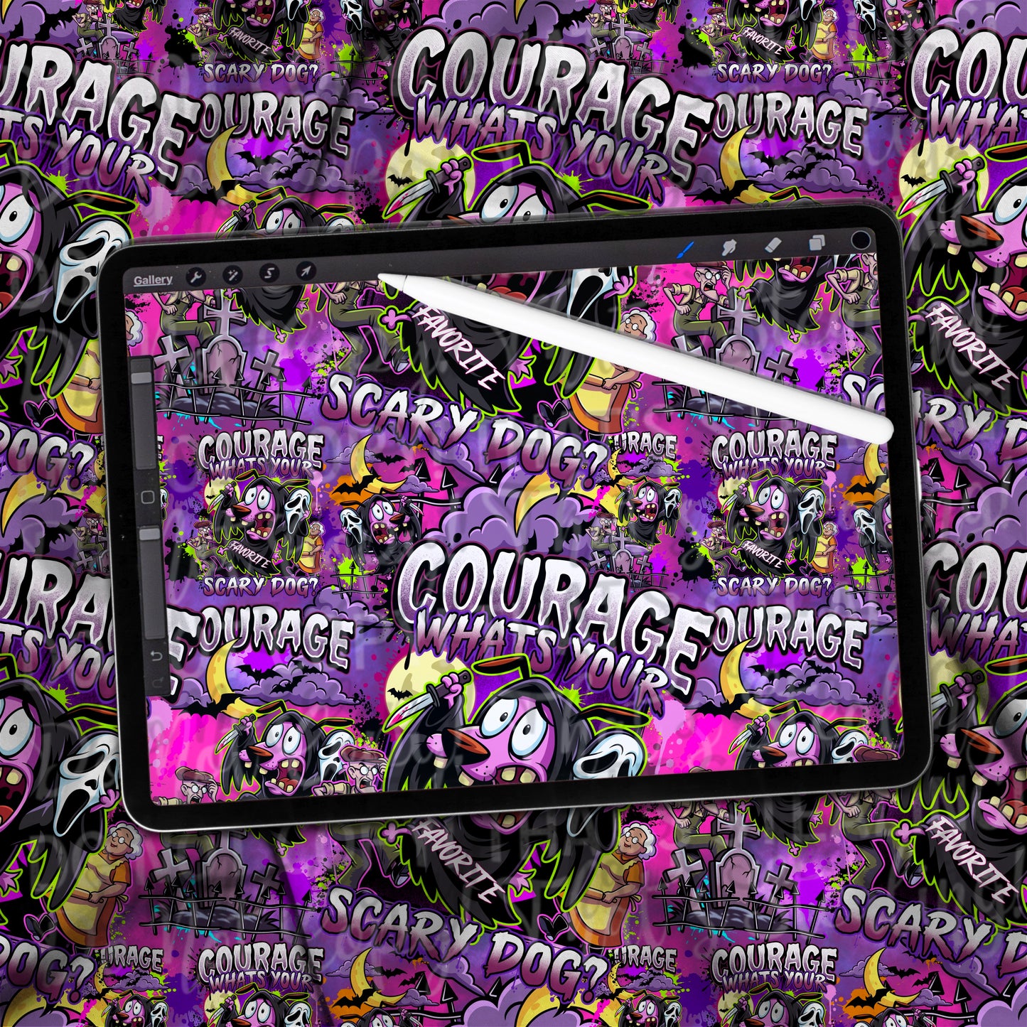 What’s Your Favorite Scary Dog SEAMLESS MULTIPLE COLOR