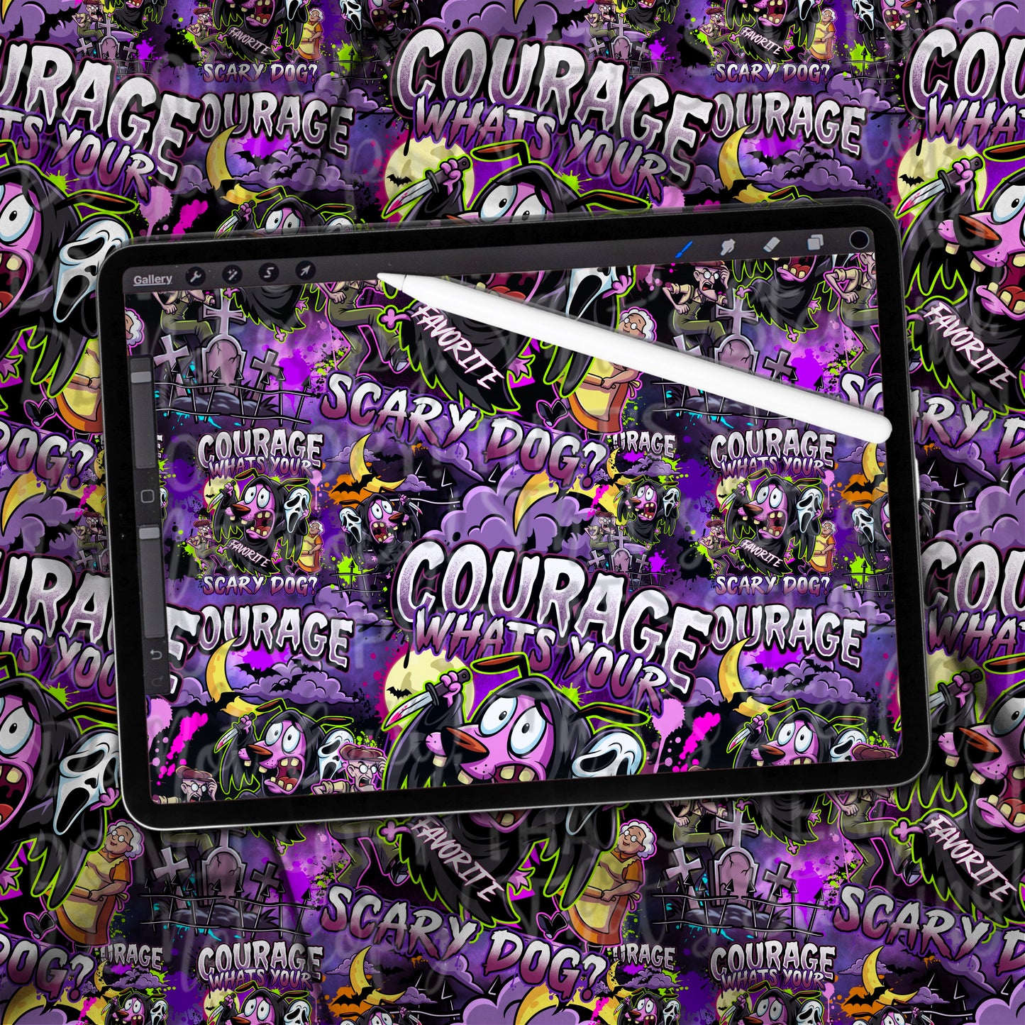 What’s Your Favorite Scary Dog SEAMLESS MULTIPLE COLOR