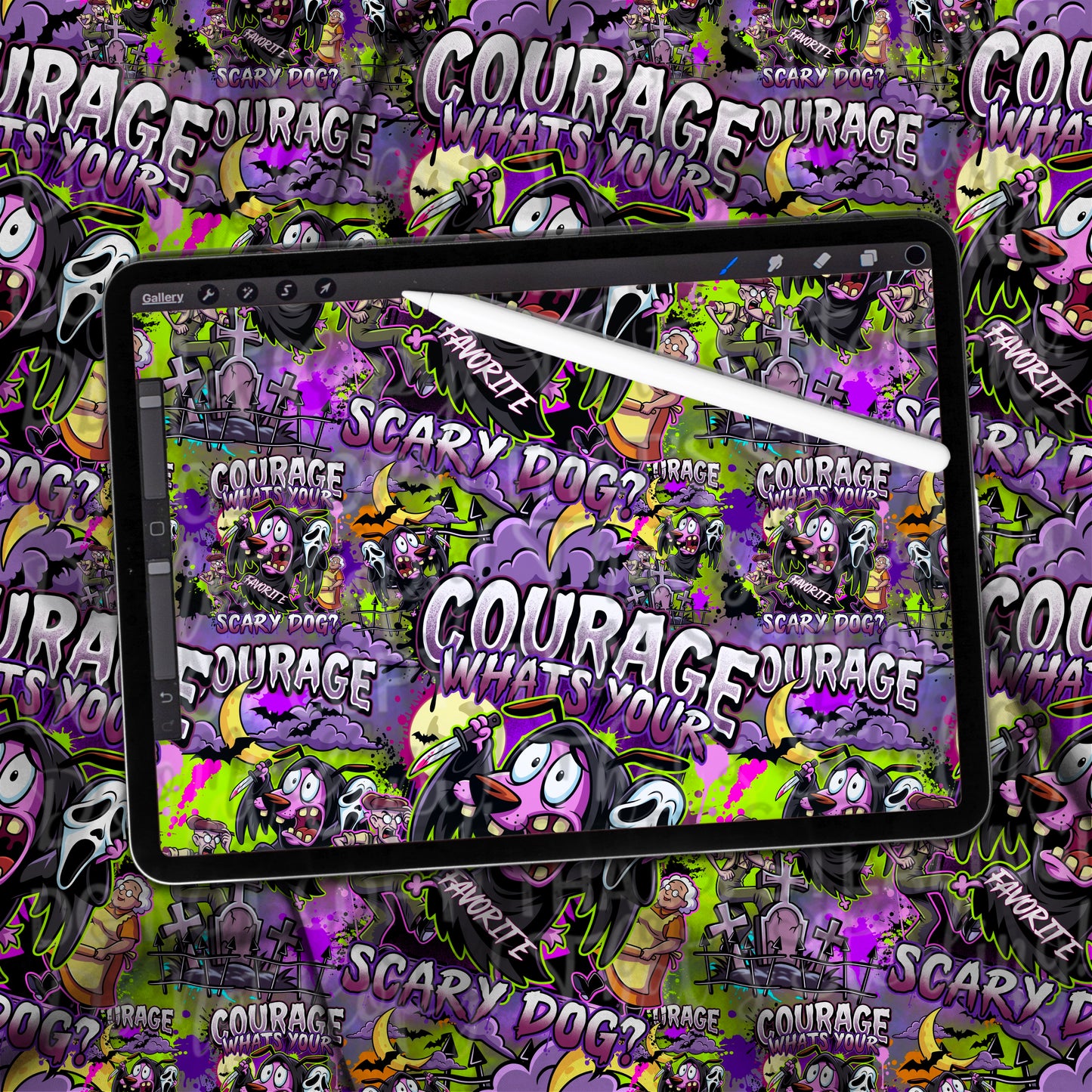 What’s Your Favorite Scary Dog SEAMLESS MULTIPLE COLOR