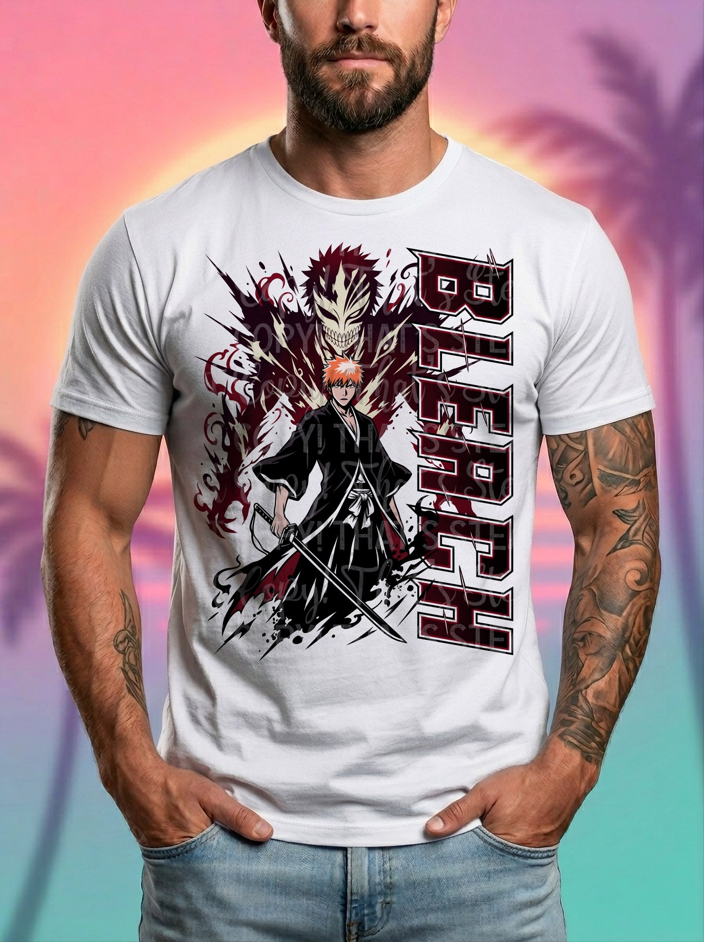 Bleached PNG SINGLE WITH BACK