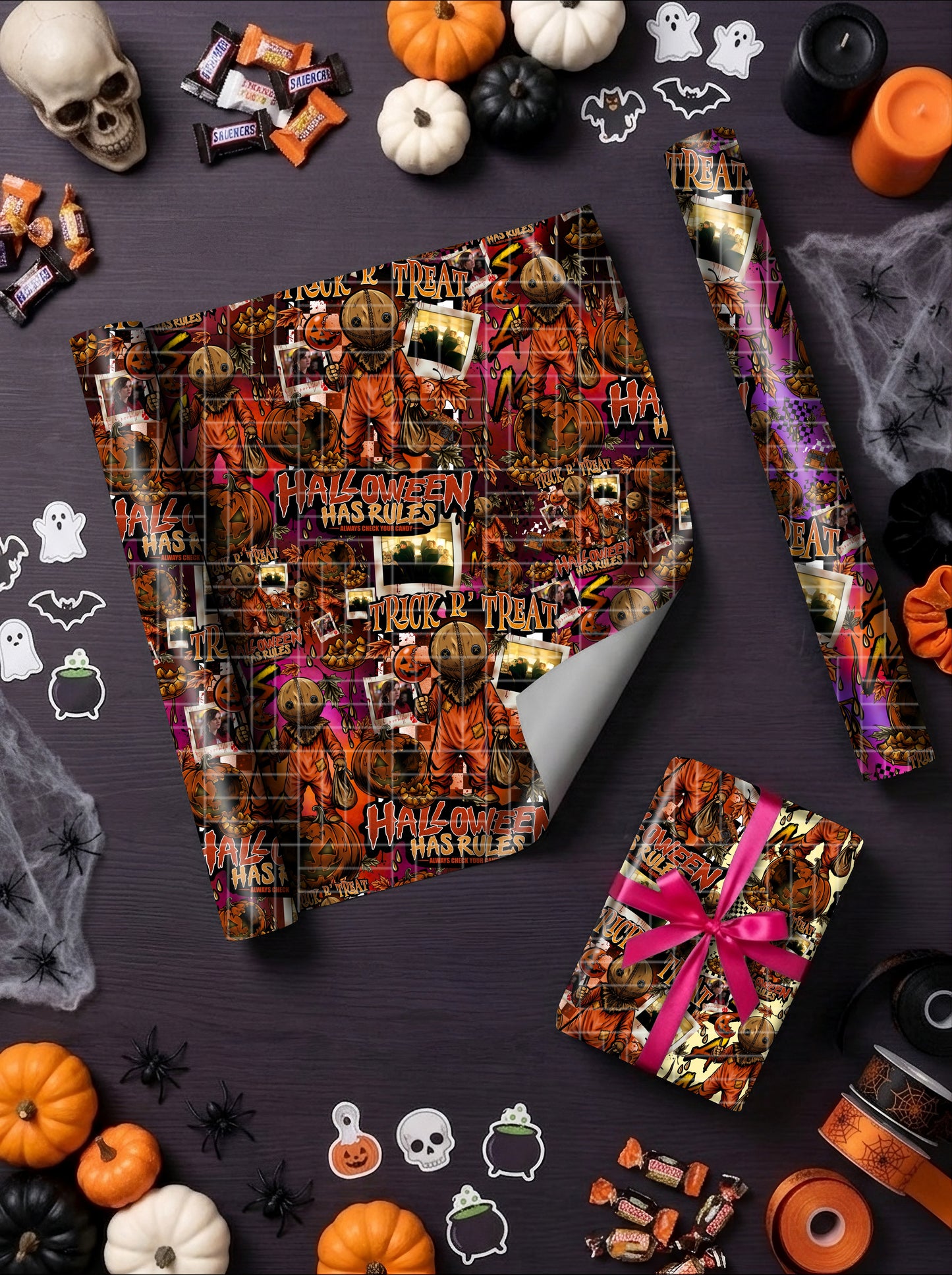 Trick or Treat SEAMLESS MULTIPLE COLOR