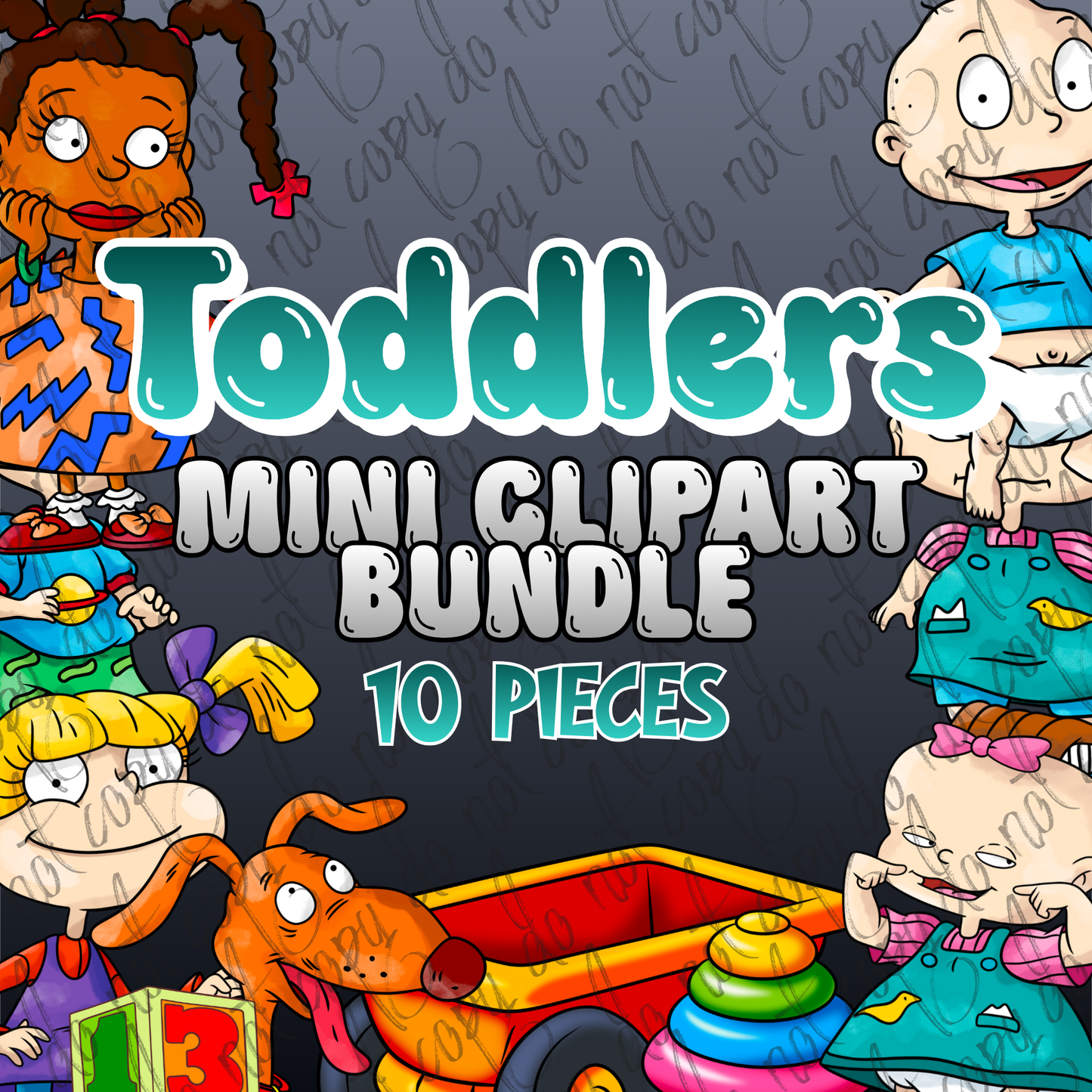 Toddlers Clipart Mini Bundle