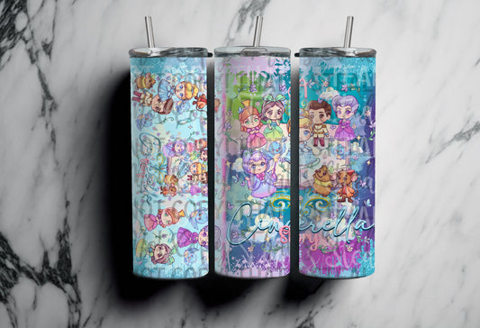 Chibi Blue Princess 20OZ TUMBLER