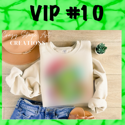 VIP # 10 christmas baby Digital PNG