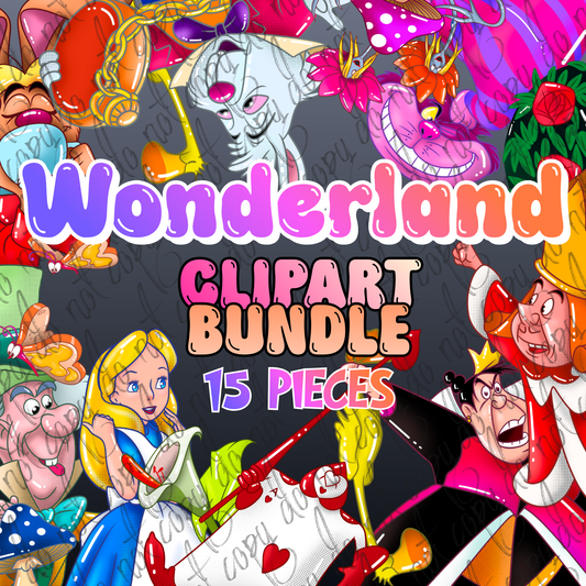 Wonderland Clipart Bundle
