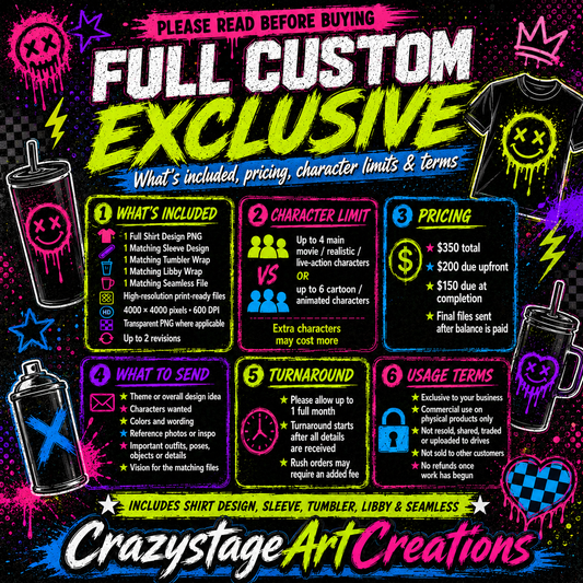 CSAC FULL CUSTOM EXCLUSIVE!! 🚨Read🚨 the description before purchasing❗️